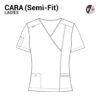 Cara Ladies Ladies Scrubs