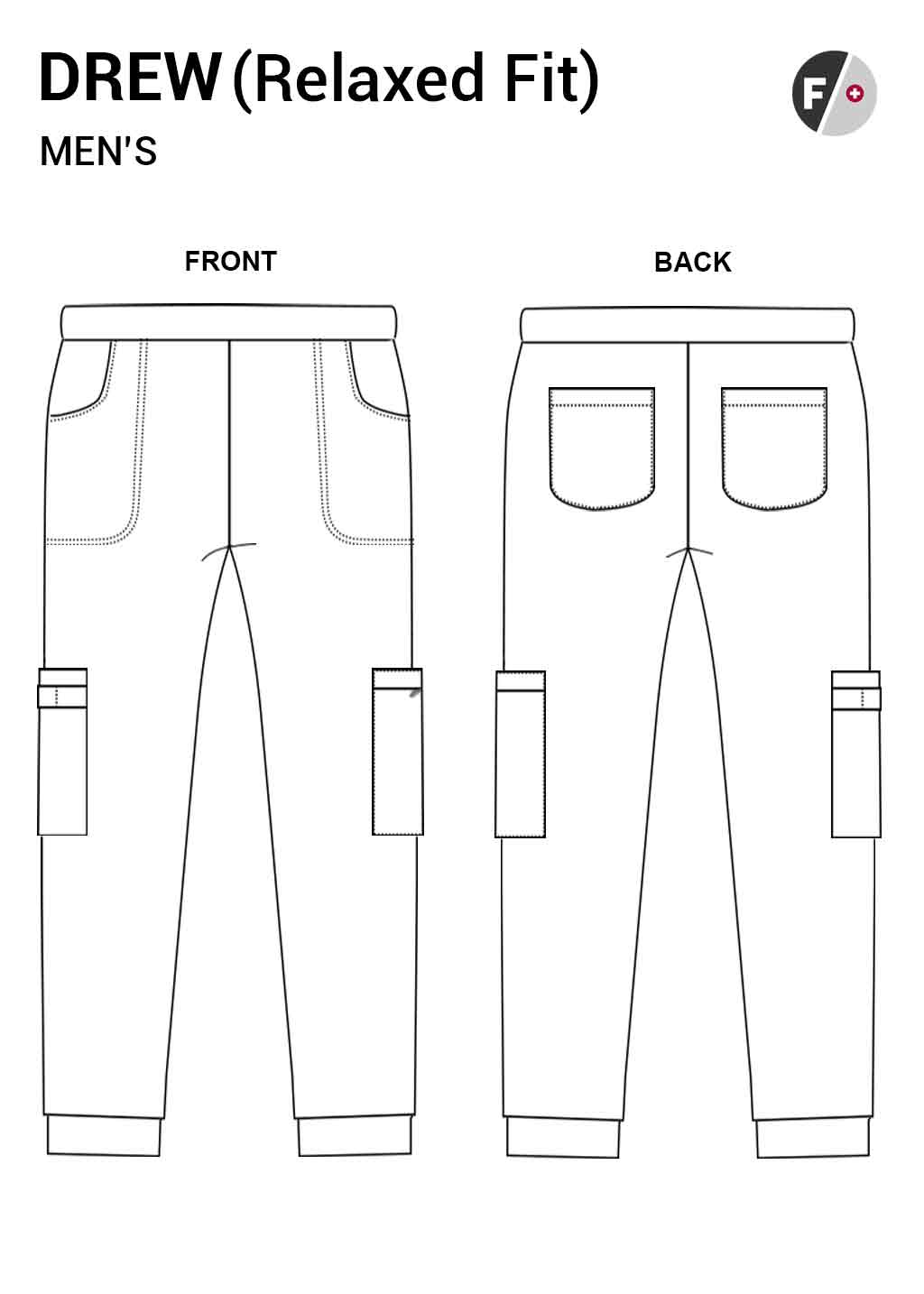 Drew Mens Pants Men's Scrubs