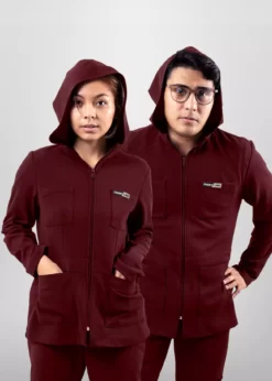 Jacket Isaac Maroon