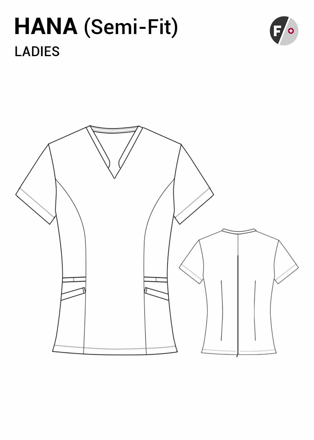 Hana Ladies Top Only