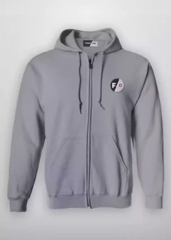 Hoodies Zip Up FRONTLINE ICON HZ305 Lt Grey Medical Apparel
